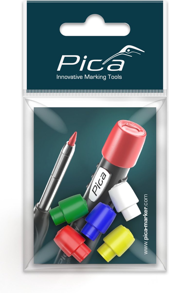 Pica dry 55801 gekleurde doppen 5 stuks