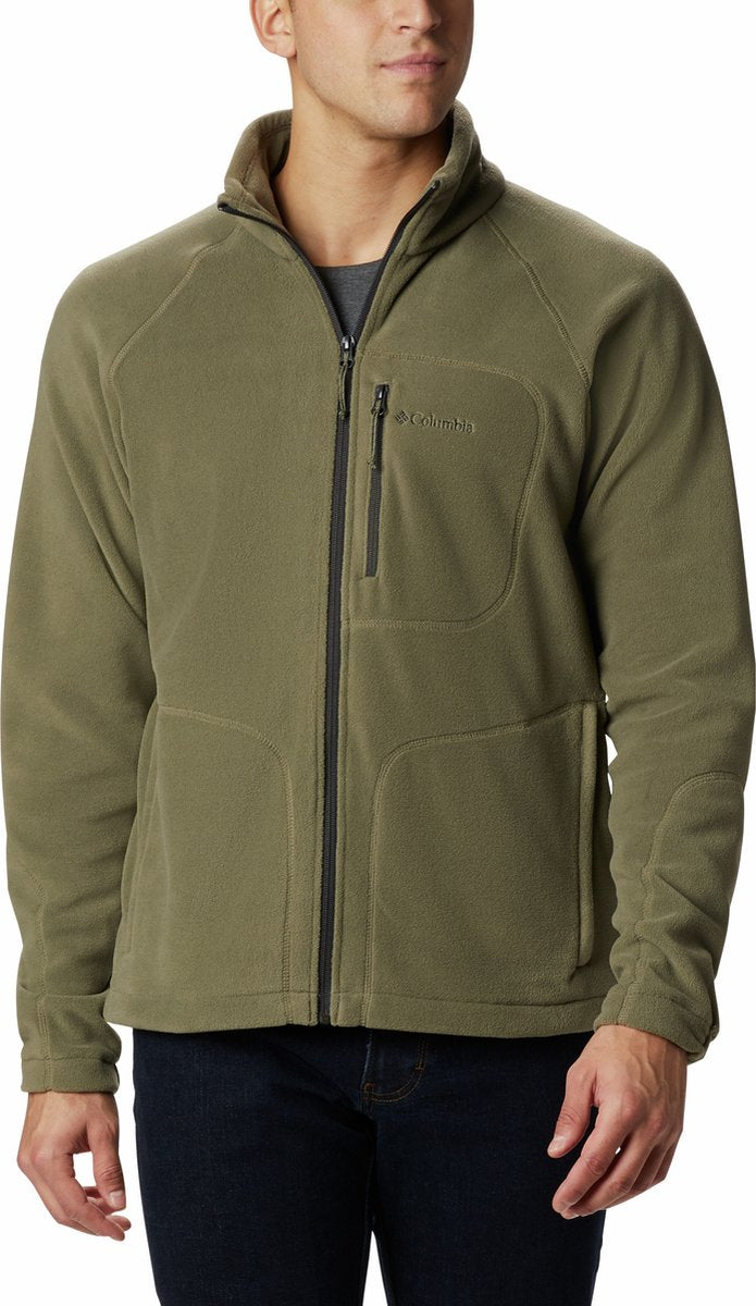 Columbia fast trek ii vest heren met rits - fleece vest heren - outdoorvest - donkergroen - maat m