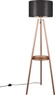 Rl live your light reality colette - vloerlamp - mokka - excl. 1x e27 4 w - voetschakelaar