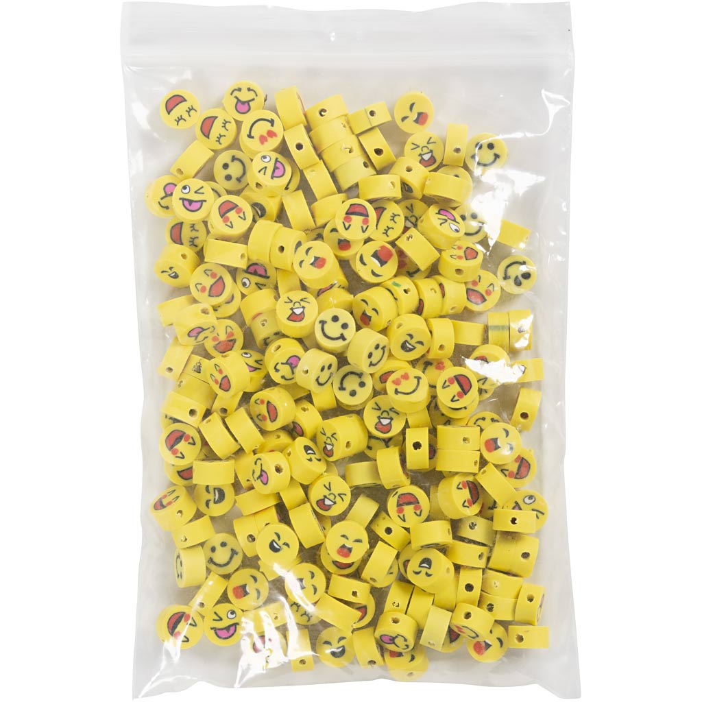 Https: www.cchobby.nl figuurkralen-emoji-d-10-mm-gatgrootte-1-5-mm-200-stuk-1-doos