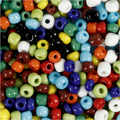 Https: www.cchobby.nl rocailles-d-4-mm-afm-6-0-gatgrootte-0-9-1-2-mm-diverse-kleuren-130-gr-1-doos