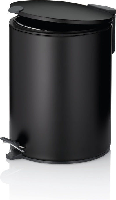 Kela pedaal afvalemmer, 5 l, zwart - | mats