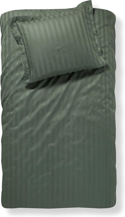 Damai linea - dekbedovertrek - 140x200 220 cm - eenpersoons - laurel + 1 kussensloop 60x70