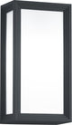 Trio timok - wandlamp - antraciet - incl. 1x e27 4,9w - buitenverlichting - ip54