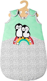 Heless poppen slaapzak pinguin, 35-45 cm - afbeelding 1