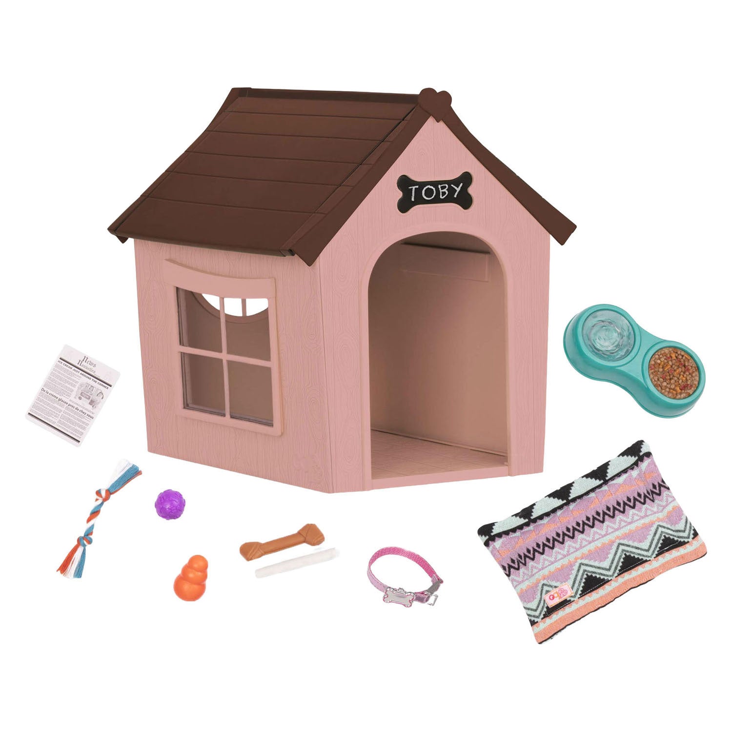 Hondenhok met accessoires