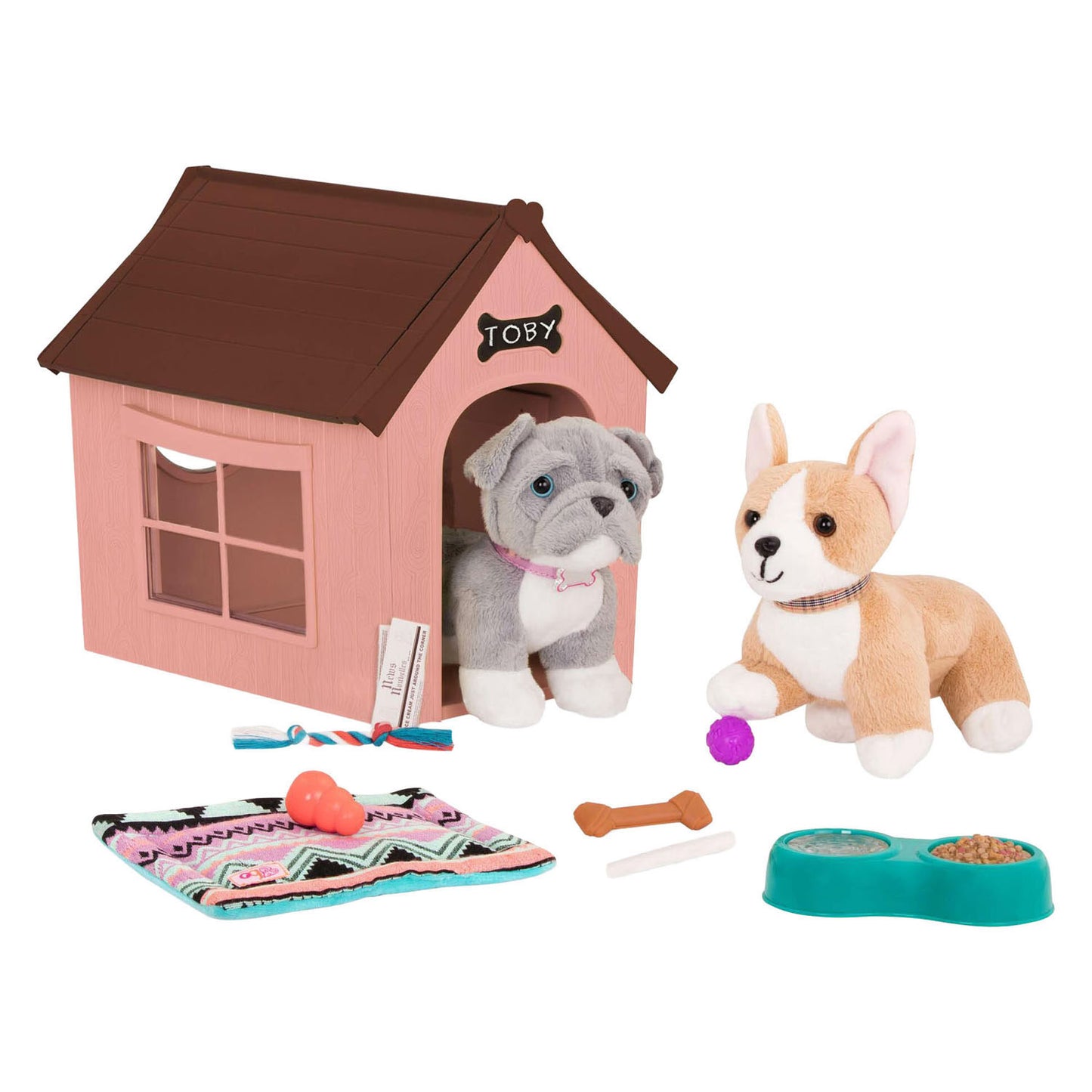 Hondenhok met accessoires
