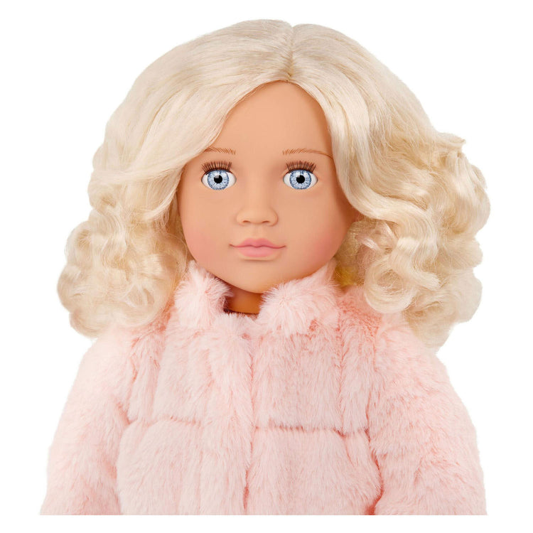 Our generation ava pop met bontjas - 46cm