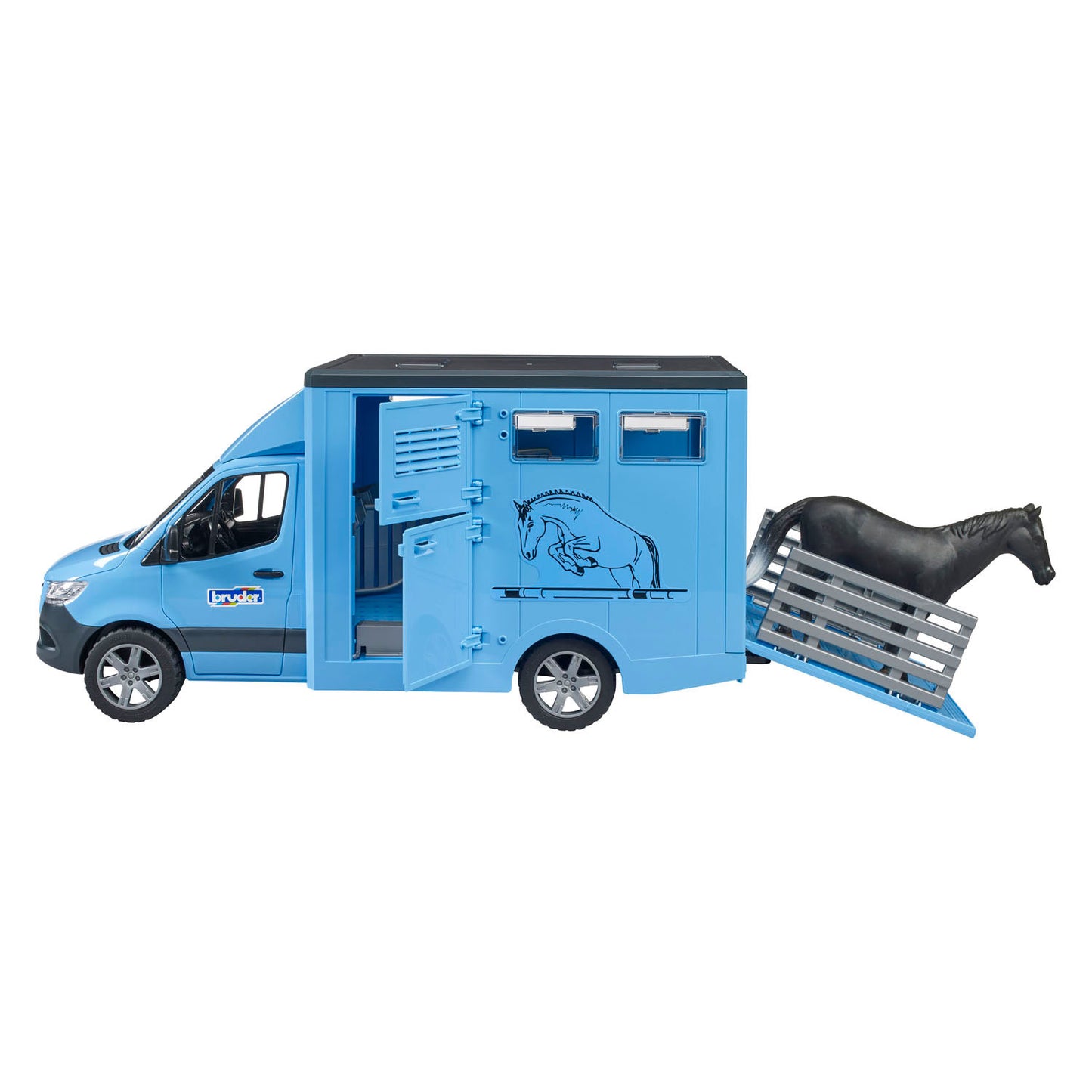 Bruder mercedes benz sprinter paardentransport m 1 paard - 1:16