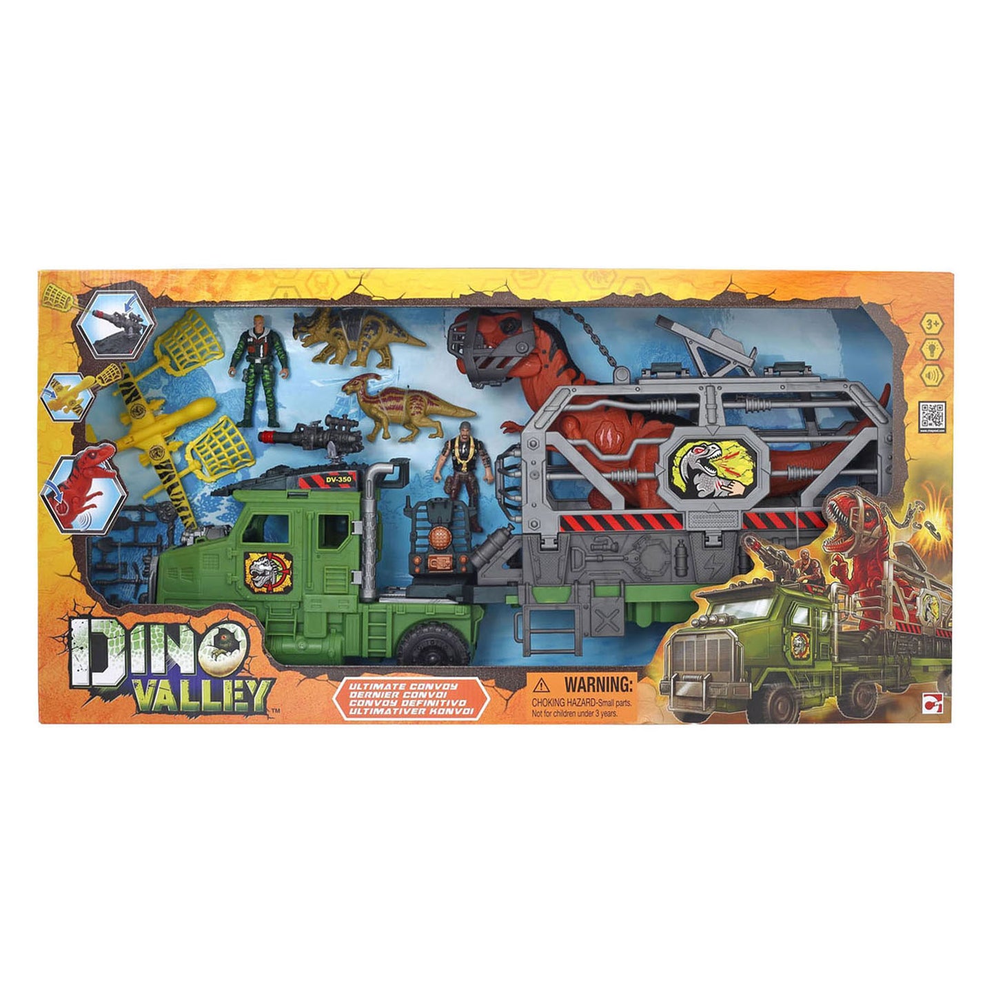 Dino valley dinotransport vrachtwagen