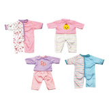 Poppenkledingset voor 41cm poppen - 4 outfits - afbeelding 1