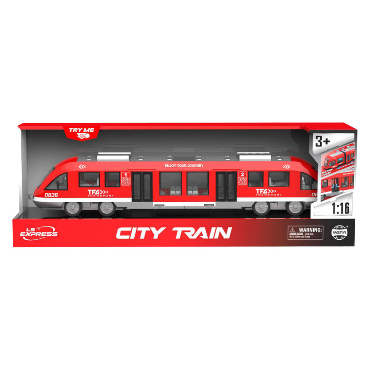 Tram met licht en geluid - 45cm