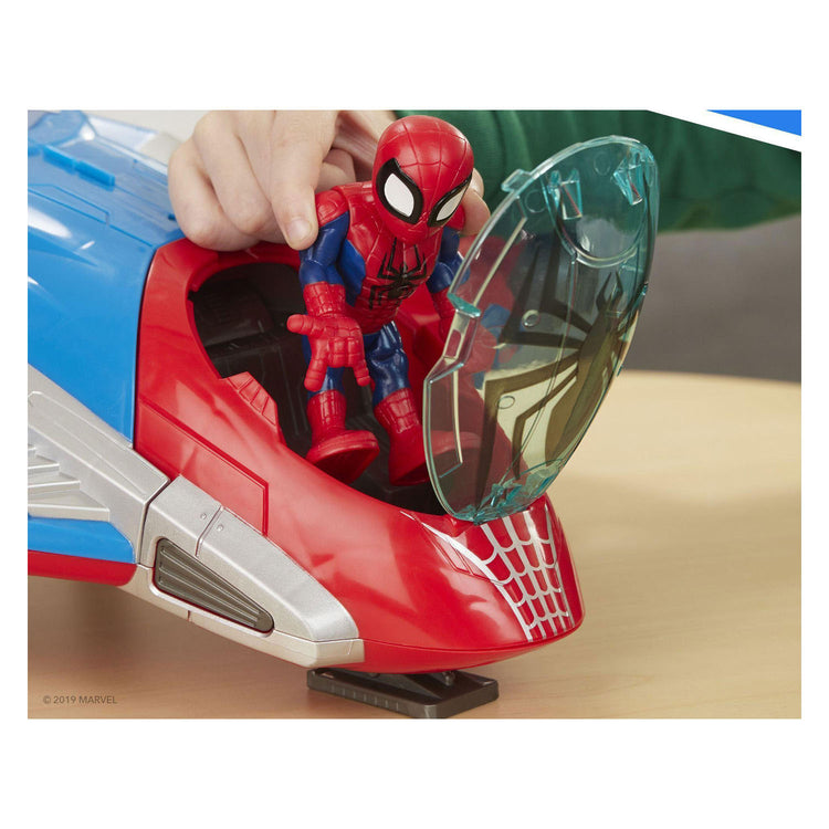 Super hero adventures spiderman jetquarters speelset
