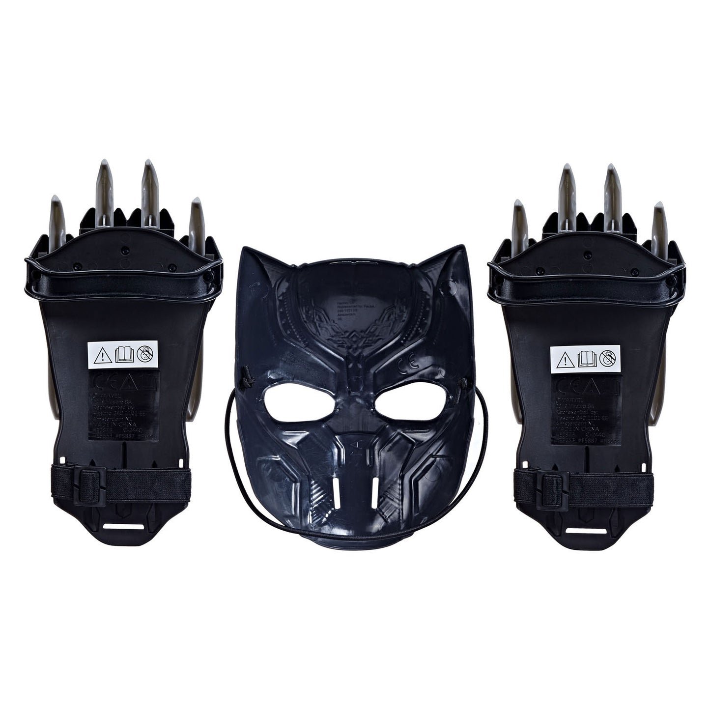 Black panther strijder pakket - masker en handschoenen
