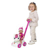 Dollicorn babypop met eeenhoorn loopauto - 37cm