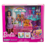 Barbie skipper babysitter - babykamerspeelset met pop, tweeling en accessoires - afbeelding 2
