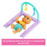 Barbie skipper babysitter - babykamerspeelset met pop, tweeling en accessoires - afbeelding 4
