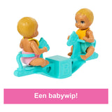 Barbie skipper babysitter - babykamerspeelset met pop, tweeling en accessoires - afbeelding 5