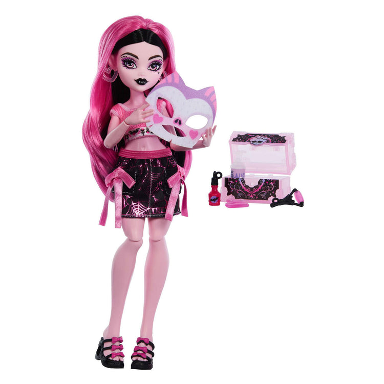 Monster high self-scare secrets - draculaura modepop met 13 realistische accessoires