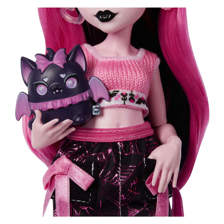 Monster high self-scare secrets - draculaura modepop met 13 realistische accessoires