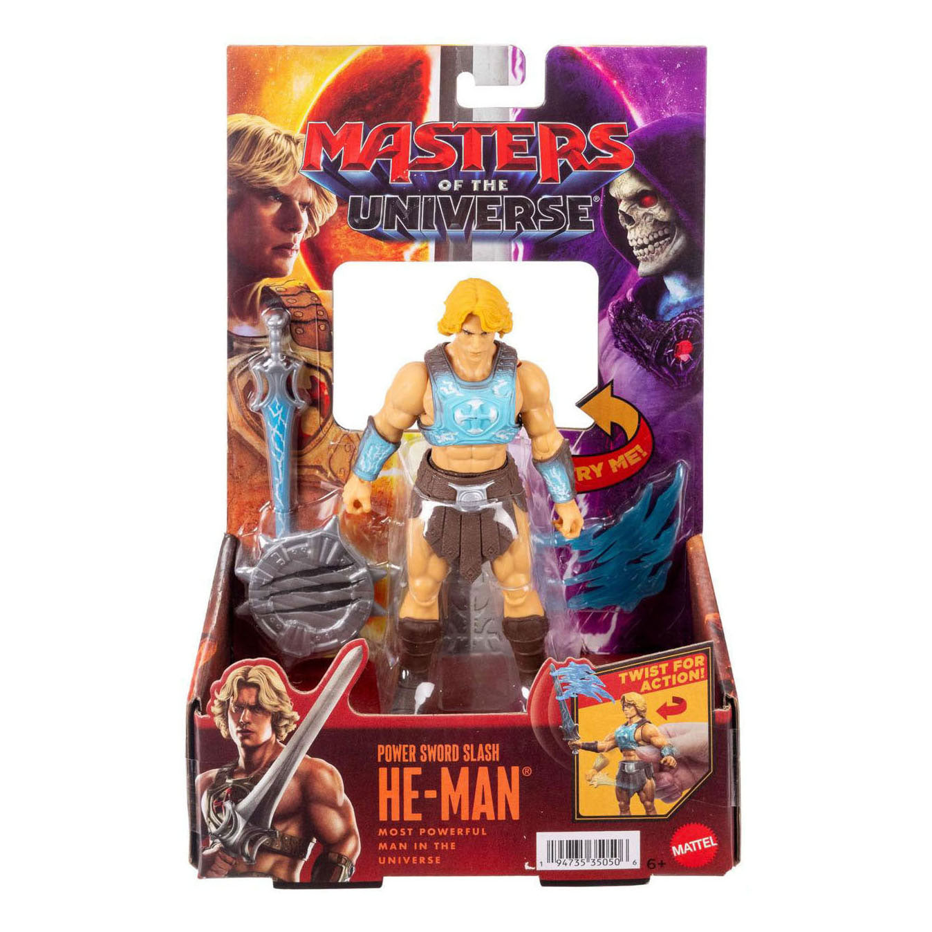 Masters of the universe actiefiguur feature he-man - 14cm