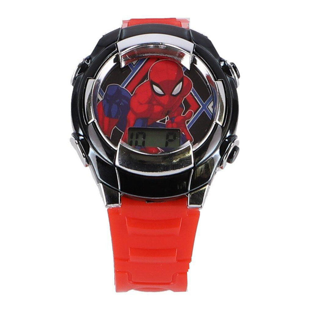 Horloge cadeauset spiderman - 4dlg.