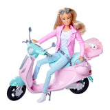 Simba steffi met scooter speelfiguur - afbeelding 1
