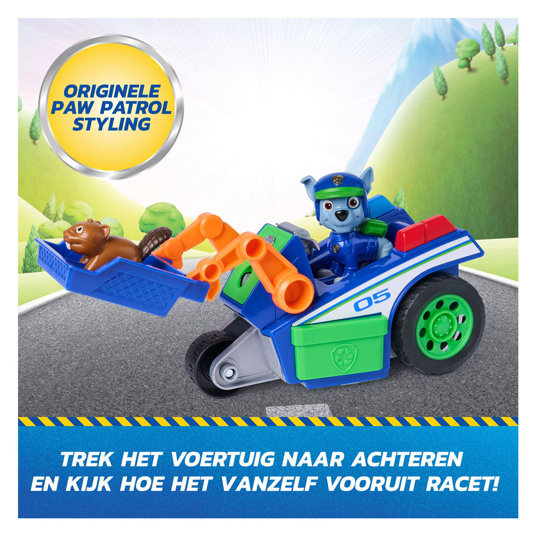 Paw patrol search rescue vehicle rocky | 2 stuks