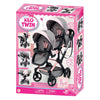 Xeo duo tweelingpoppenwagen - 46 cm