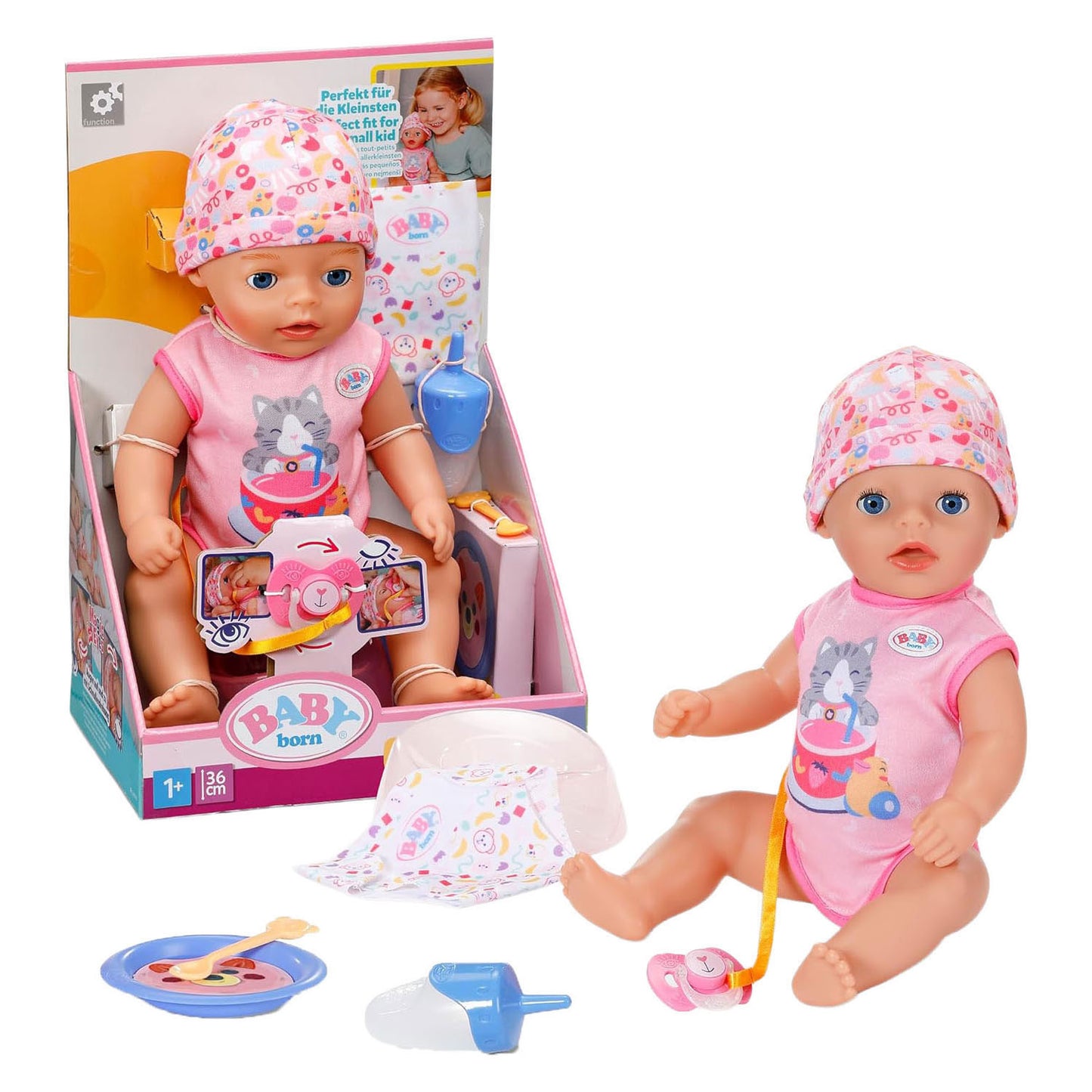 Baby born soft touch little girl lena roze - 36cm
