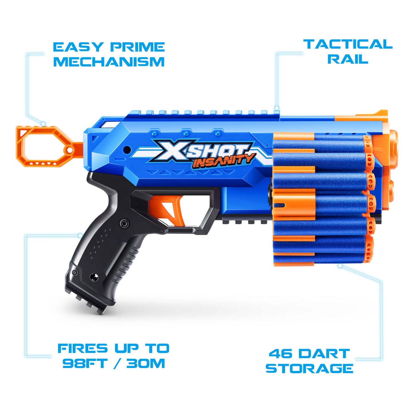 Zuru x-shot insanity manic - 24 darts