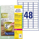 Avery speciale etiketten wit