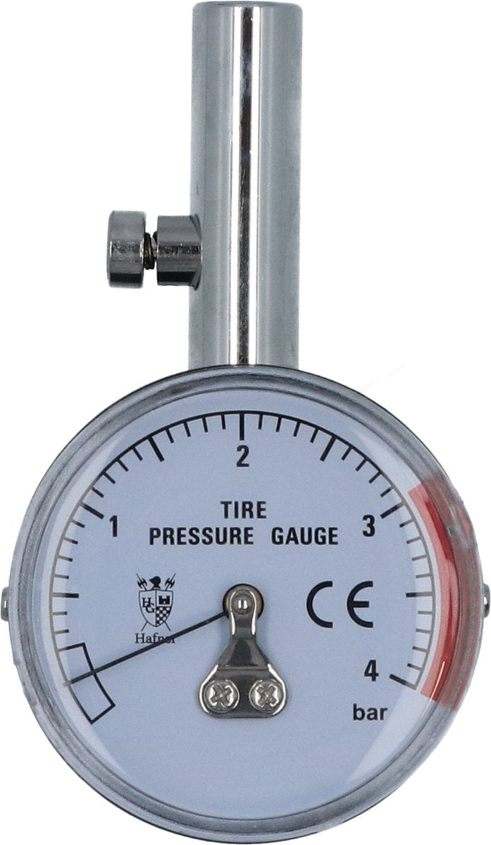 bandenspanningsmeter Professioneel analoog zwart zilver