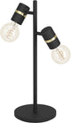 Eglo lurone tafellamp - e27 - 50 cm - zwart goud