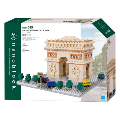 Bandai nanoblock bouwset arc de triomphe deluxe - 1560st.