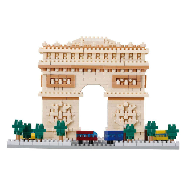 Bandai nanoblock bouwset arc de triomphe deluxe - 1560st.