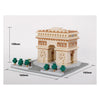 Nanoblock bouwset arc de triomphe deluxe - 1560st.