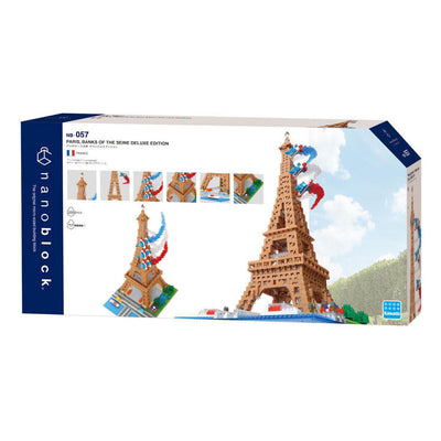 Bandai nanoblock bouwset oevers van de seine deluxe - 2500st.