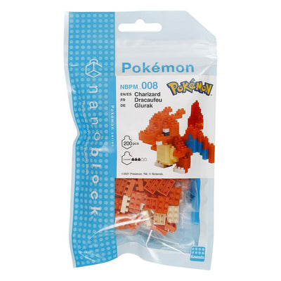 Bandai nanoblock bouwset pokémon charizard - 200st.