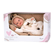 Elegance babyto babypop beige berenpakje met dekentje - 35 cm - afbeelding 2
