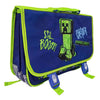 Minecraft schooltas 2 compartimenten met voorzak - 31,5x41x15cm