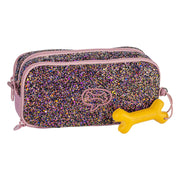Stones and bones rowan 2.0 - etui - pennenzak voor kinderen - 3 vakken - glamour - lila - afbeelding 2