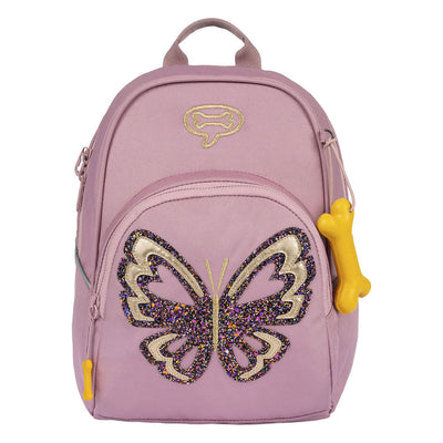 Stones and bones glitter butterfly lila laurel 2.0 rugzak
