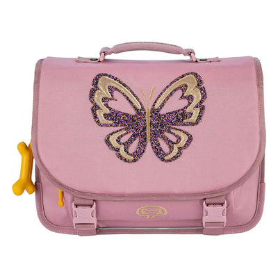 Stones and bones glitter butterfly lila lily schooltas