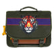 Stones and bones tiger facet khaki lake schooltas