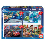 Pixar legpuzzel 4-in-1 - 50-80-100-150st. - afbeelding 1