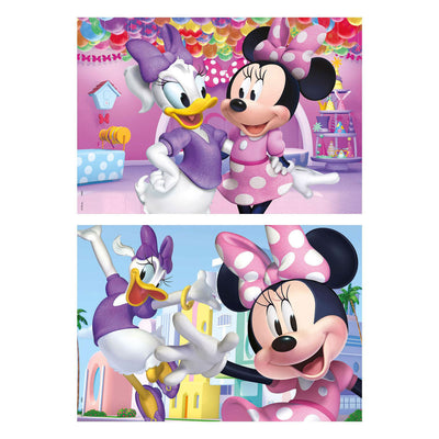 Disney minnie mouse houten legpuzzel - 2x50st.