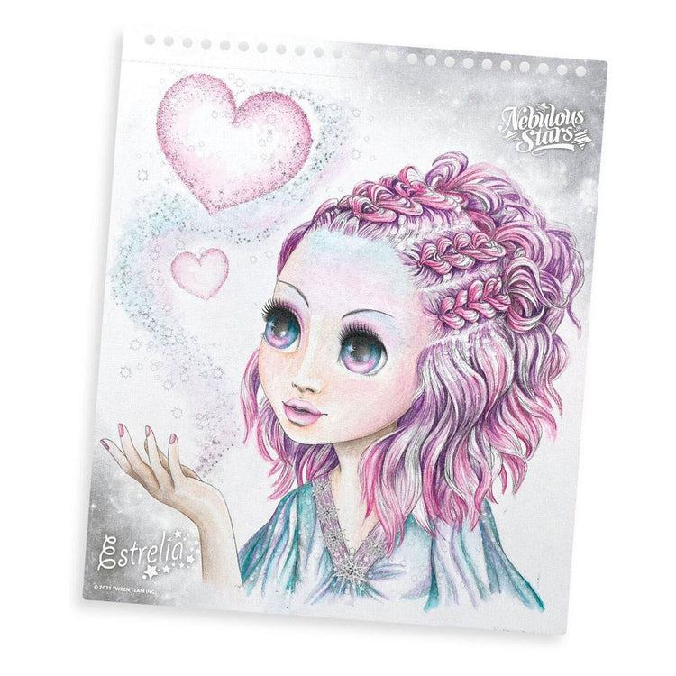 Nebulous stars aquarel set