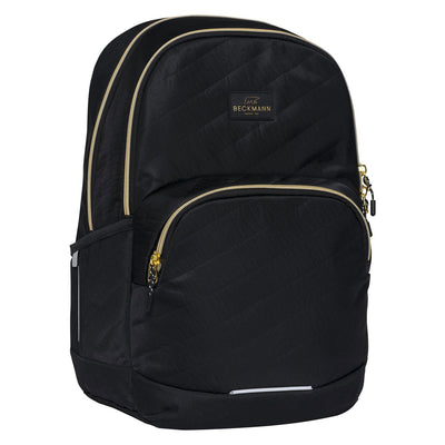Beckmann sport junior 30l rugzak - zwart goud