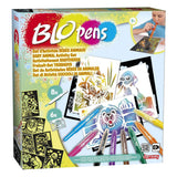 Blopens knutsel set babydieren met 8 blaaspennen - afbeelding 1